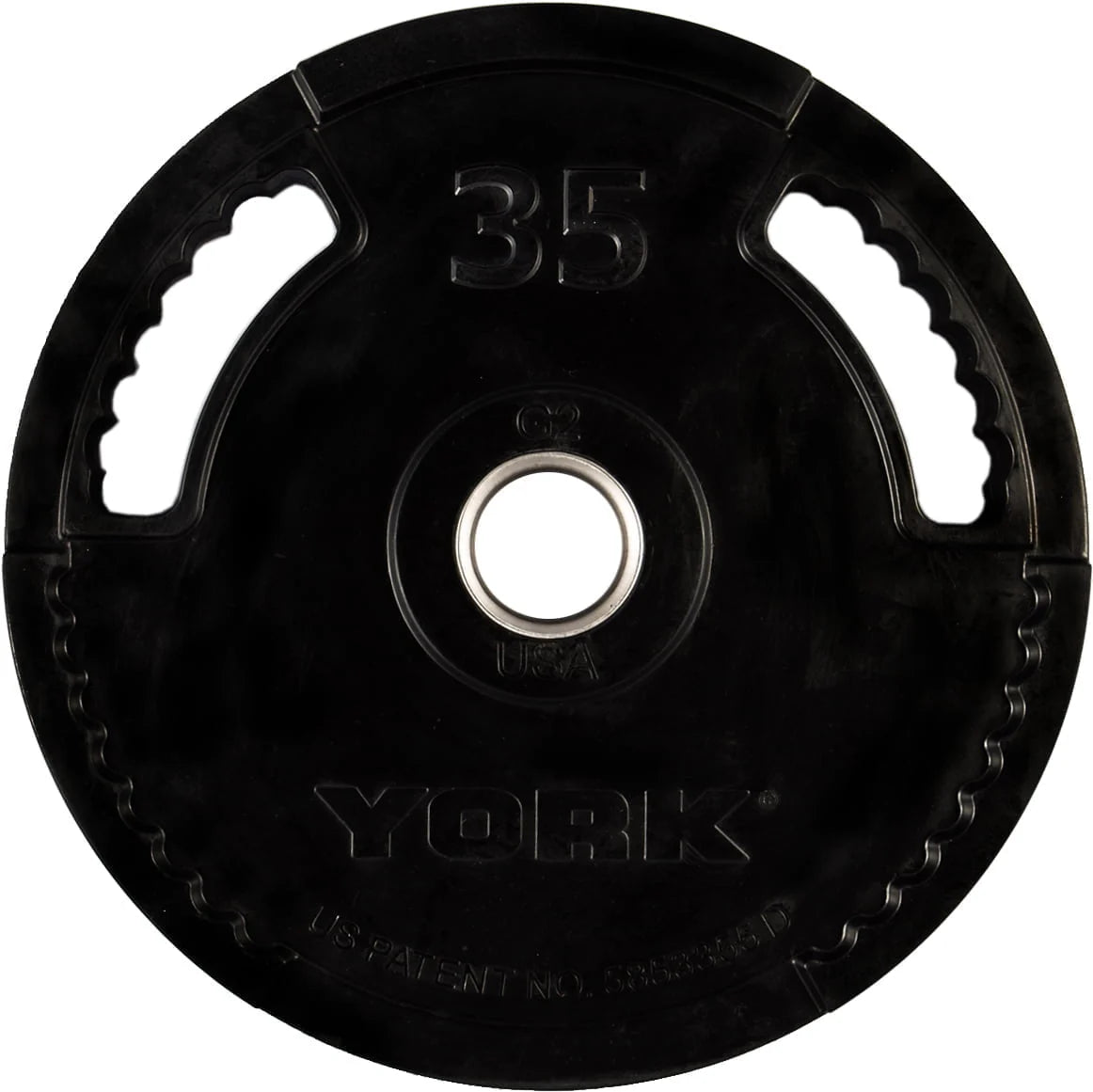 York 2" G-2 Rubber Olympic Weight Plate