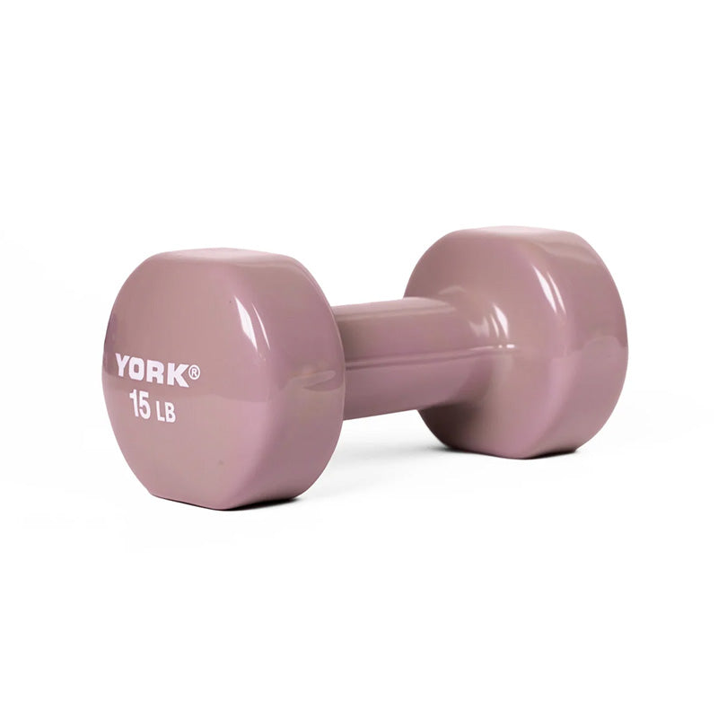 York Single Vinyl Dipped Dumbbell