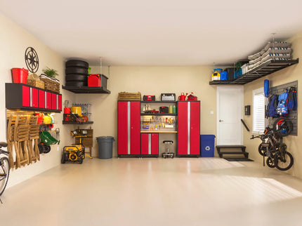 NewAge | Bold Series 5 Piece Cabinet Set with Wall, Base Cabinet, and Worktop
