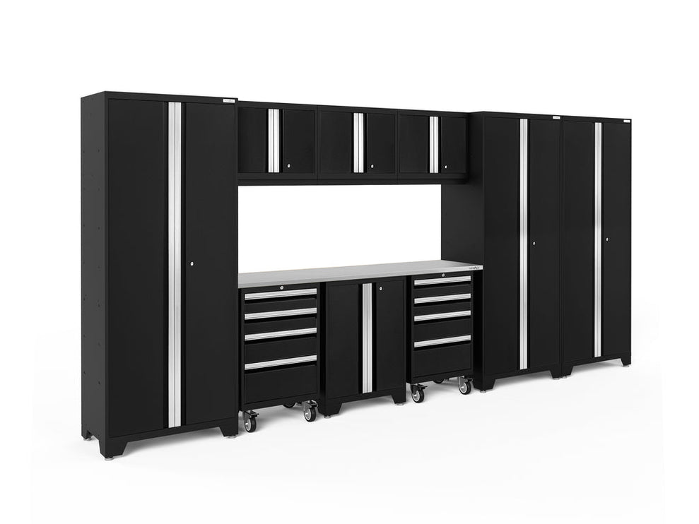 NewAge | Bold Series 10 Piece Cabinet Set with Tool, Base, Wall Cabinet and 30 in. Locker