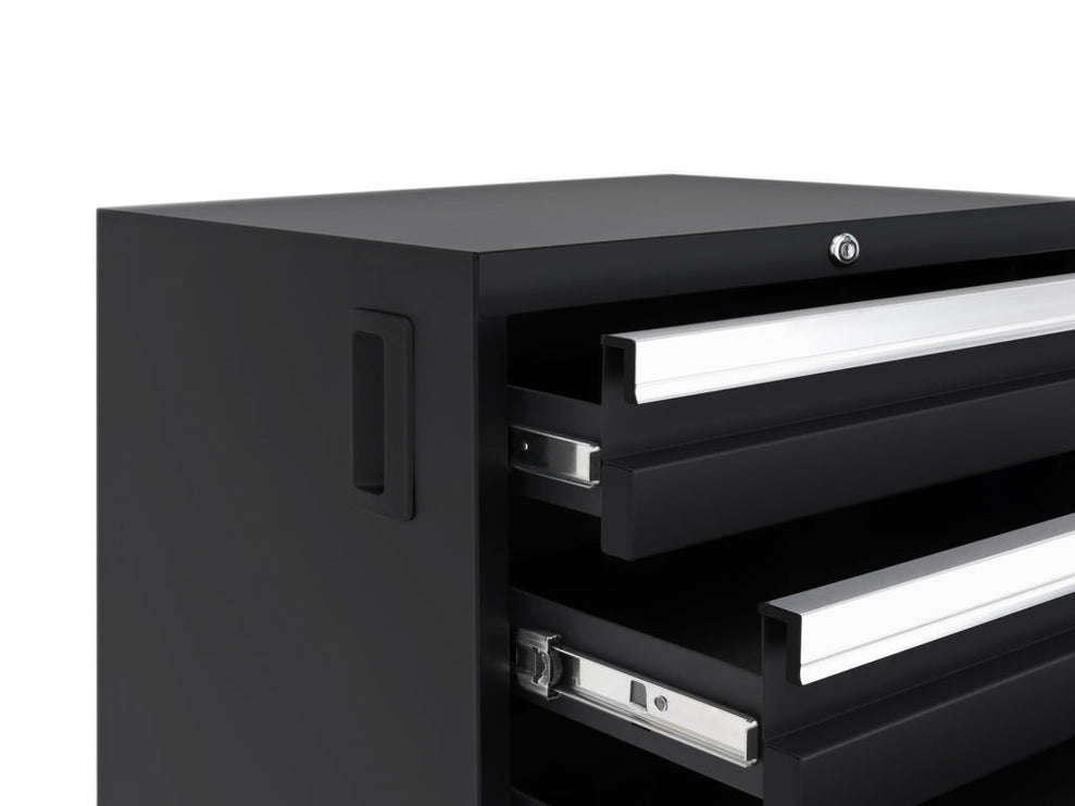 NewAge | Bold Series 8 Piece Cabinet Set with Tool, Base, Wall Cabinets and 30 in. Lockers