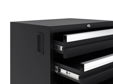 NewAge | Bold Series 9 Piece Cabinet Set with 2 Base, Tool, Wall Cabinets and 30 in. Lockers