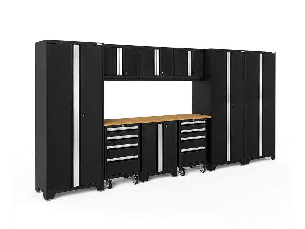 NewAge | Bold Series 10 Piece Cabinet Set with Tool, Base, Wall Cabinet and 30 in. Locker