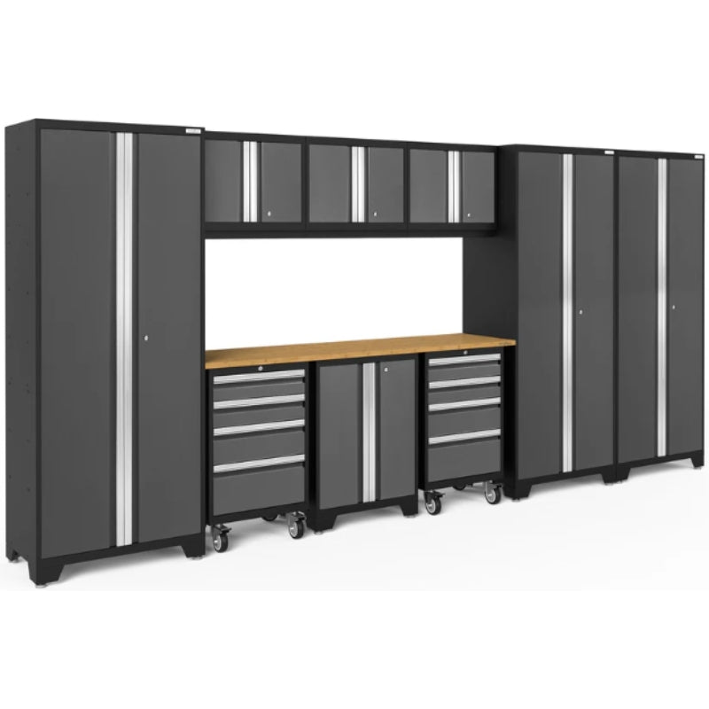 NewAge | Bold Series 10 Piece Cabinet Set with Tool, Base, Wall Cabinet and 30 in. Locker