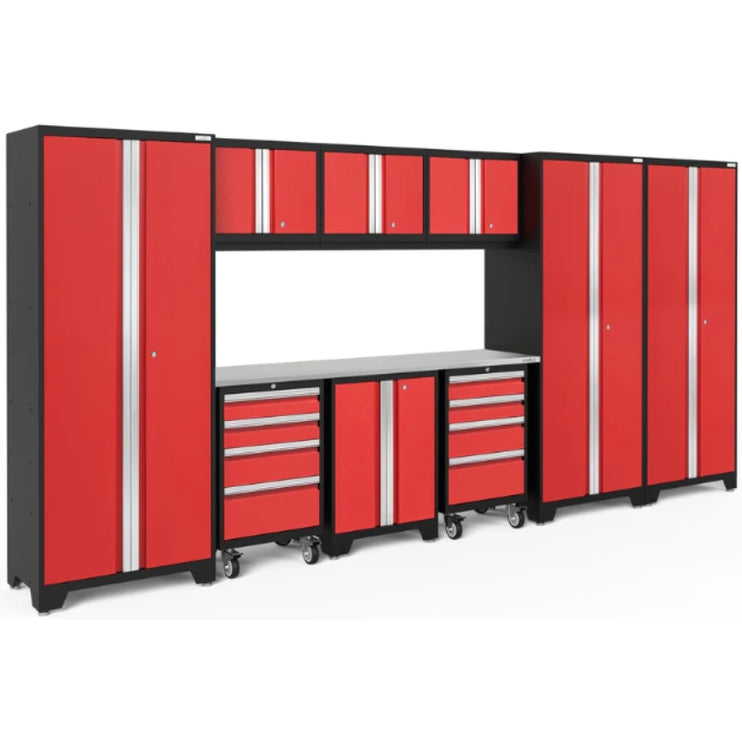 NewAge | Bold Series 10 Piece Cabinet Set with Tool, Base, Wall Cabinet and 30 in. Locker