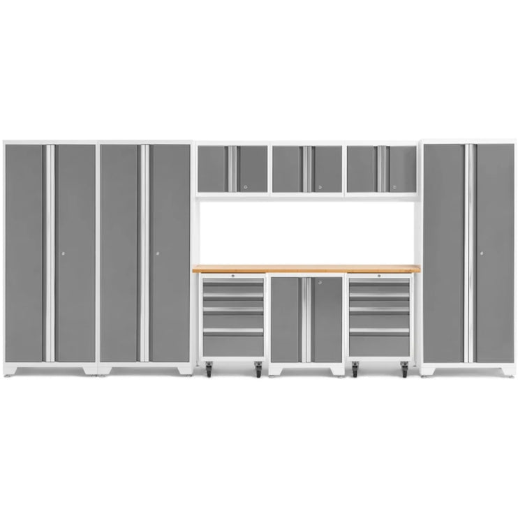 NewAge | Bold Series 10 Piece Cabinet Set with Tool, Base, Wall Cabinet and 30 in. Locker