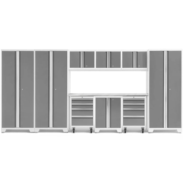 NewAge | Bold Series 10 Piece Cabinet Set with Tool, Base, Wall Cabinet and 30 in. Locker