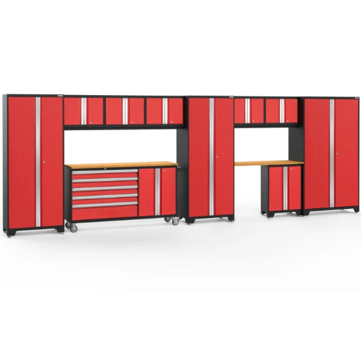 NewAge | Bold Series 11 Piece Cabinet Set with Project Center, Base, Wall Cabinets and Lockers