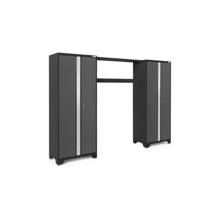 NewAge | Bold Series 3 Piece Cabinet Set with Display Shelf and 30 in. Lockers