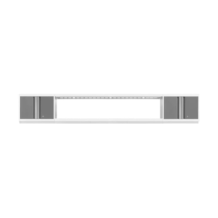 NewAge | Bold Series 3 Piece Cabinet Set with Wall Cabinets and Display Shelf