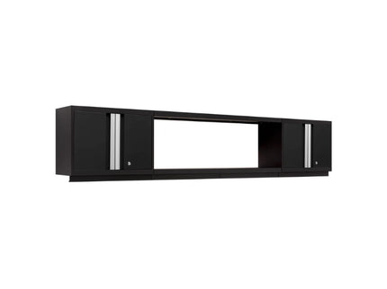 NewAge | Bold Series 3 Piece Cabinet Set with Wall Cabinets and Display Shelf