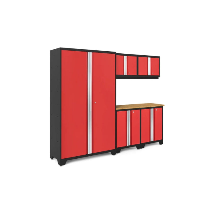 NewAge | Bold Series 6 Piece Cabinet Set with Base, Wall Cabinets and 48 in. RTA Locker