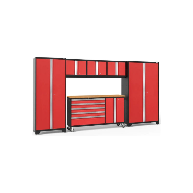 NewAge | Bold Series 6 Piece Cabinet Set with Project Center, Wall Cabinets and Lockers
