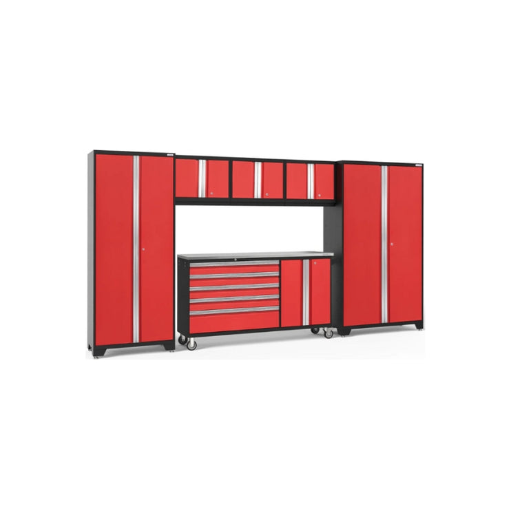 NewAge | Bold Series 6 Piece Cabinet Set with Project Center, Wall Cabinets and Lockers
