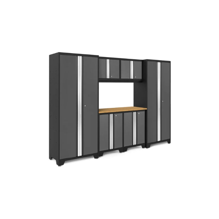 NewAge | Bold Series 7 Piece Cabinet Set with 30 in. RTA Lockers