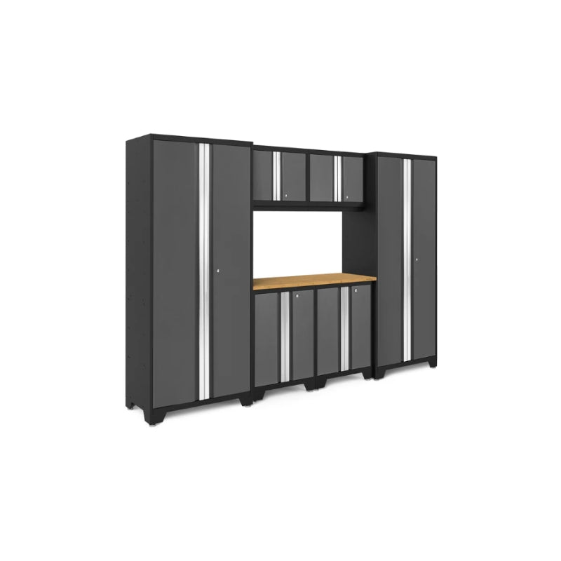 NewAge | Bold Series 7 Piece Cabinet Set with 30 in. RTA Lockers