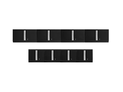NewAge | Bold Series 8 Piece Wall Cabinet Set