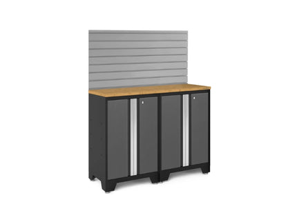 NewAge | Bold Series Grey 3 Piece Set with Base Cabinets and Backsplash