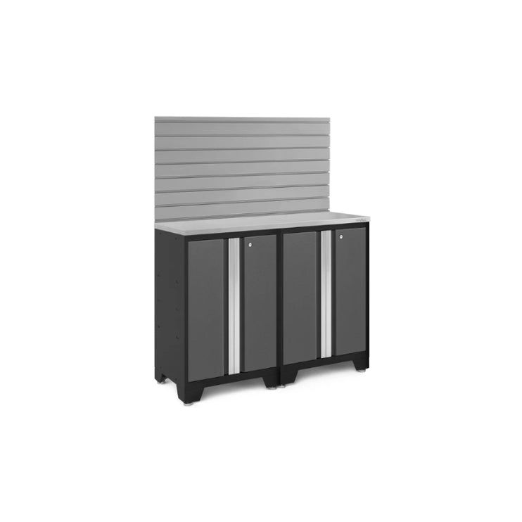 NewAge | Bold Series Grey 3 Piece Set with Base Cabinets and Backsplash