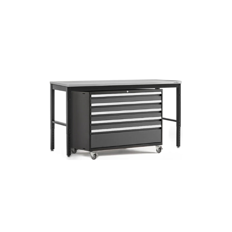 NewAge | Pro Series 2 Piece Cabinet Set with 84 in. Workbench and 42 in. Tool Cabinet