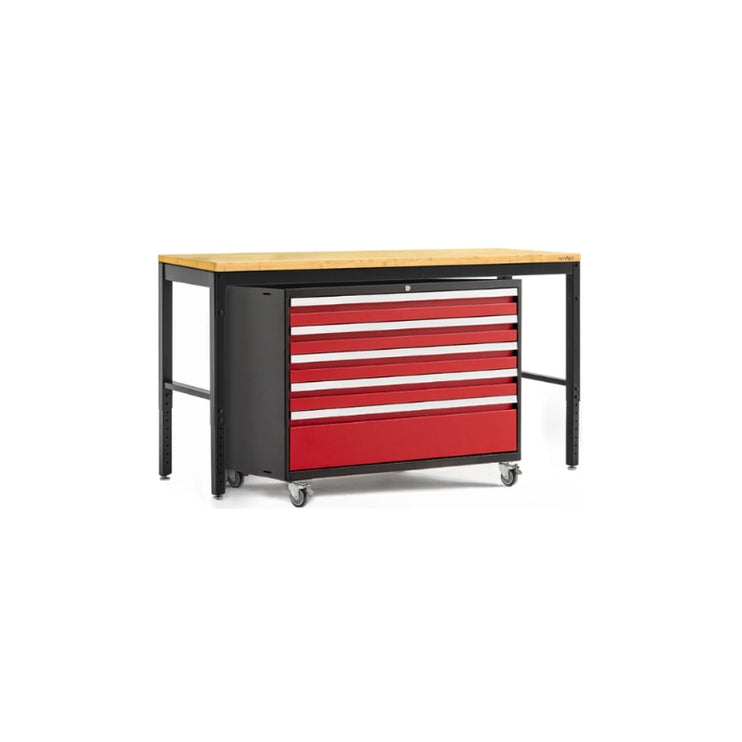 NewAge | Pro Series 2 Piece Cabinet Set with 84 in. Workbench and 42 in. Tool Cabinet