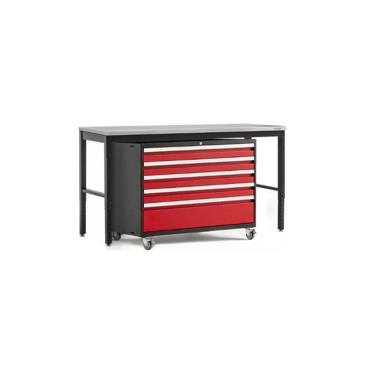 NewAge | Pro Series 2 Piece Cabinet Set with 84 in. Workbench and 42 in. Tool Cabinet