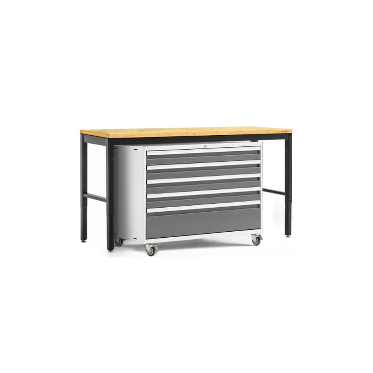 NewAge | Pro Series 2 Piece Cabinet Set with 84 in. Workbench and 42 in. Tool Cabinet