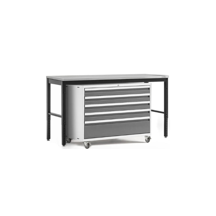 NewAge | Pro Series 2 Piece Cabinet Set with 84 in. Workbench and 42 in. Tool Cabinet
