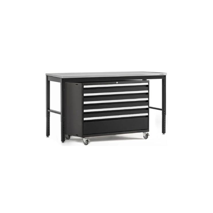 NewAge | Pro Series 2 Piece Cabinet Set with 84 in. Workbench and 42 in. Tool Cabinet