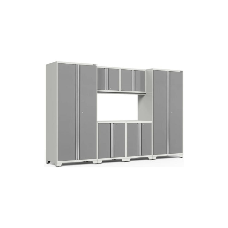 NewAge | Pro Series 6 Piece Cabinet Set with Wall, Base Cabinets and Lockers