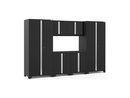 NewAge | Pro Series 6 Piece Cabinet Set with Wall, Base Cabinets and Lockers
