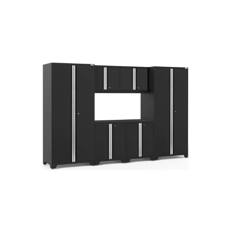NewAge | Pro Series 6 Piece Cabinet Set with Wall, Base Cabinets and Lockers