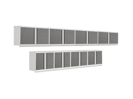 NewAge | Pro Series 8 Piece Cabinet Set with 28 in. and 42 in. Wall Cabinets