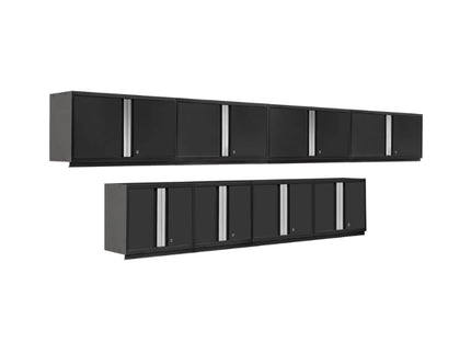NewAge | Pro Series 8 Piece Cabinet Set with 28 in. and 42 in. Wall Cabinets