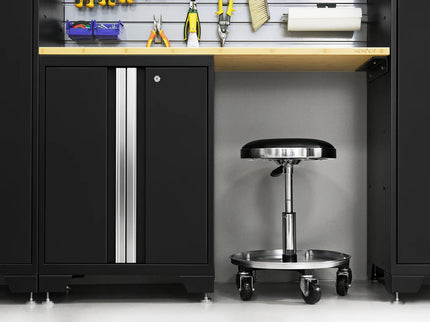 NewAge | Bold Series 5 Piece Cabinet Set with Wall, Base Cabinet, and Worktop
