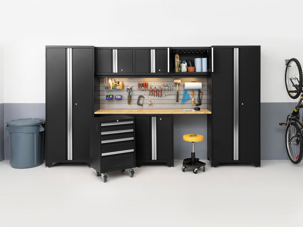 NewAge | Bold Series 10 Piece Cabinet Set with Tool, Base, Wall Cabinet and 30 in. Locker