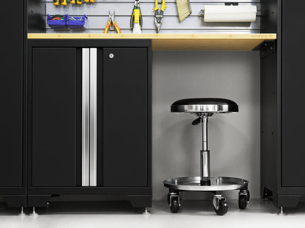 NewAge | Bold Series 9 Piece Cabinet Set with 2 Base, Tool, Wall Cabinets and 30 in. Lockers