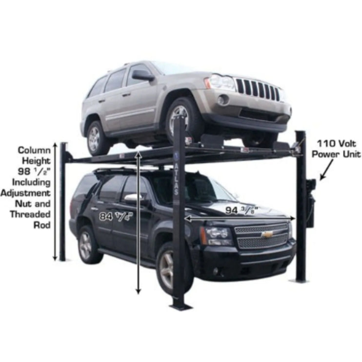 Smart Lifting Systems | 8,000lb 4 Post Lift - Extra Tall