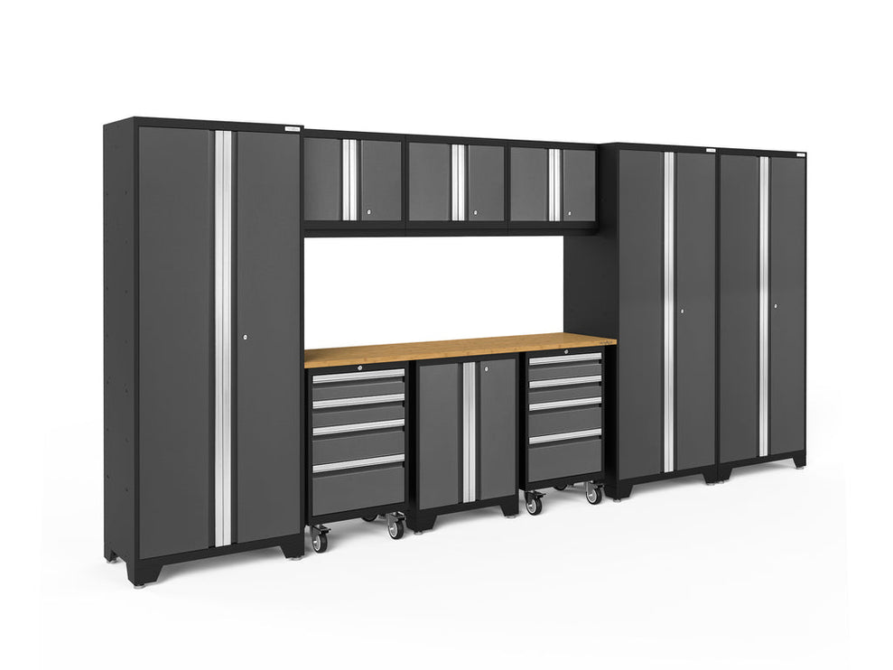 NewAge | Bold Series 10 Piece Cabinet Set with Tool, Base, Wall Cabinet and 30 in. Locker