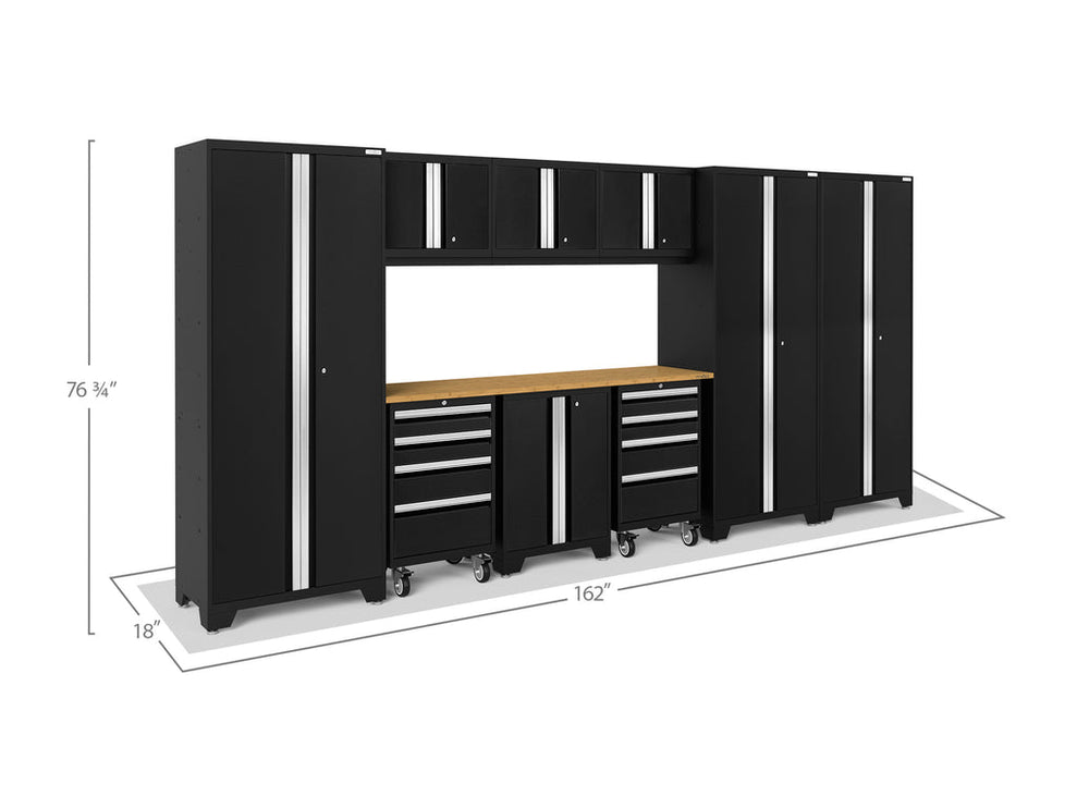 NewAge | Bold Series 10 Piece Cabinet Set with Tool, Base, Wall Cabinet and 30 in. Locker