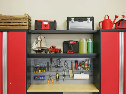 NewAge | Bold Series 5 Piece Cabinet Set with Wall, Base Cabinet, and Worktop