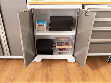 NewAge | Bold Series 9 Piece Cabinet Set with 2 Base, Tool, Wall Cabinets and 30 in. Lockers